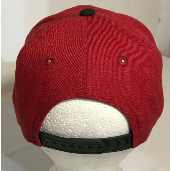 New Era Miami Heat 9Fifty Youth Snapback Cap Embroidered Red & Black NBA - Picture 3 of 9